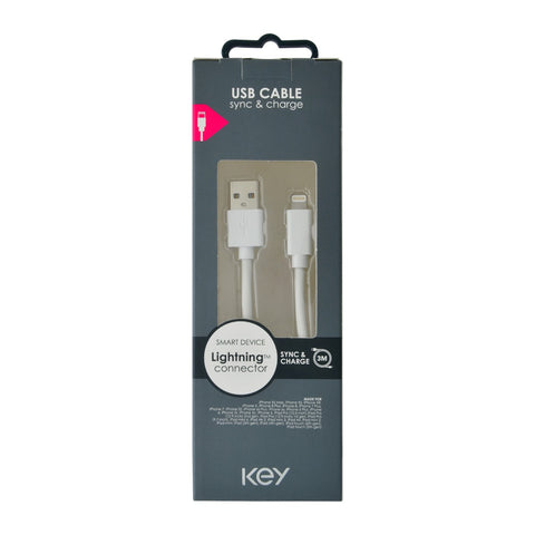 KEY Lightning (iPhone) Kabel 3m